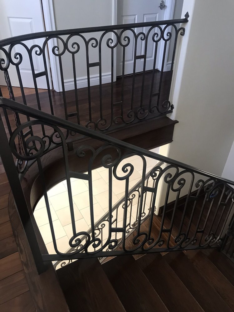 Artistic Interior Railings in Los Angeles CA 03 - by Isaac's Ironworks 818-982-1955